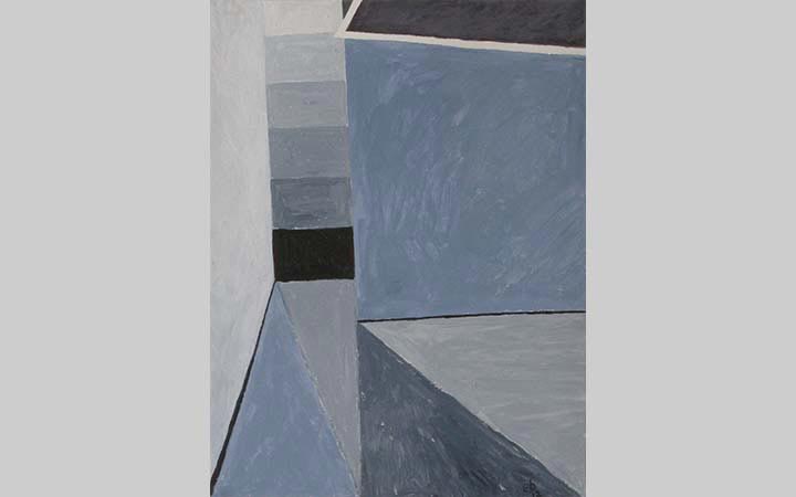  2012, 	Hedgehouse 5,	2012, acryl op papier, 30x40 cm