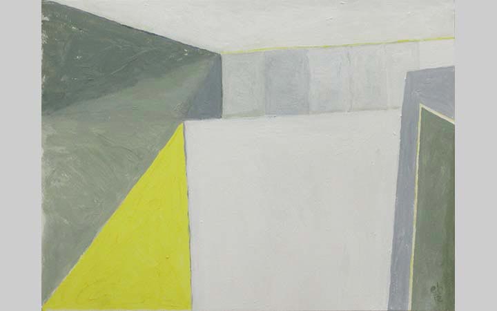  2012, 	Bunkerlicht 3, 2012, acryl op papier, 40x30 cm