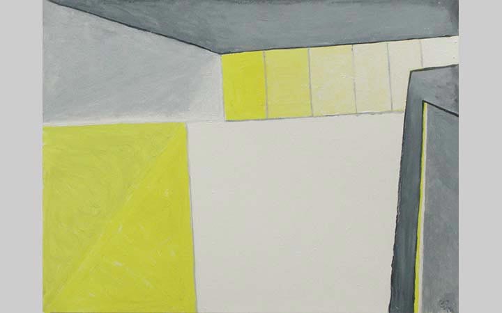  2012, 	Bunkerlicht 4, 2012, acryl op papier, 40x30 cm